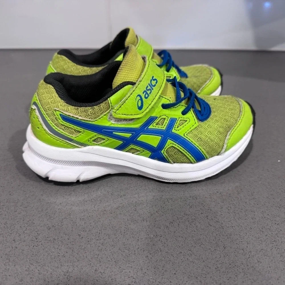 Add 'ASICS Gel-Contend 7 blue & green running shoes